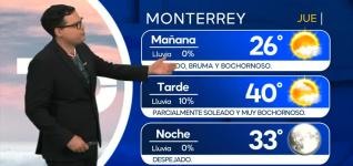 Pronóstico del tiempo para Monterrey, con Nelson Valdez - 18 de junio 2026