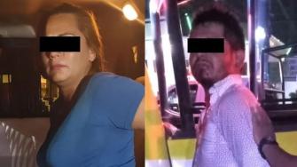 Detienen a hombre y a mujer luego de presunto asalto a tienda de conveniencia en Monterrey