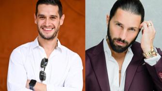 Poncho De Nigris y Adrián Marcelo se encuentran en el aeropuerto