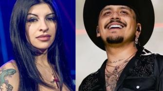 Cazzu exhibe a Nodal en pleno concierto en vivo; niega pensión del mexicano