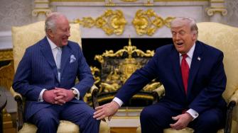 La irónica respuesta del Rey Carlos a Donald Trump