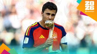 ¡Merecido! Rodri gana el Balón de Oro del Mundial 2026