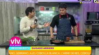Victor Espino arruina su propia receta de cocina