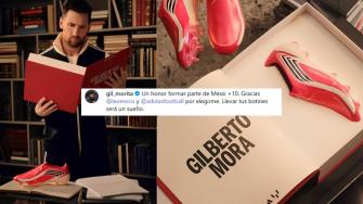 Gilberto Mora agradece reconocimiento de Messi