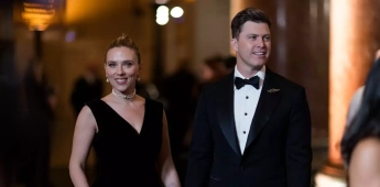 Scarlett Johansson y Colin Jost