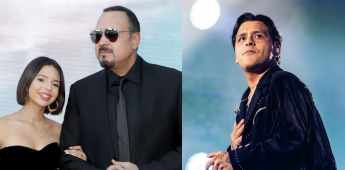 Angela Aguilar, Pepe Aguilar y Christian Nodal