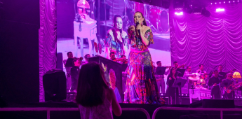 Edith Márquez clausura con éxito el Festival de las Tres Culturas en Cuauhtémoc