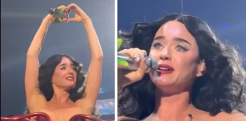 Katy Perry se emociona en concierto tras su separación de Orlando Bloom