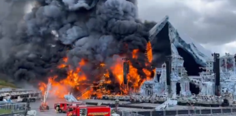 Tragedia antes del beat: se incendia el escenario principal de Tomorrowland a horas de iniciar el festival