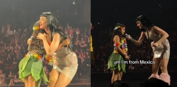 Katy Perry ayuda a niña que tenía miedo de decir que es de México.