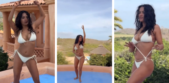 Salma Hayek demuestra que la edad es solo un número: baila en bikini al ritmo de Bad Bunny