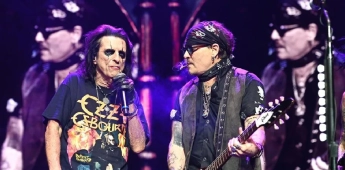Johnny Depp sorprende en concierto de Alice Cooper para rendir homenaje a Ozzy Osbourne