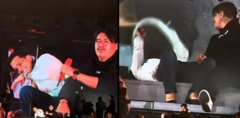 Acusan los fans a Nodal de cantar en presunto estado de ebriedad