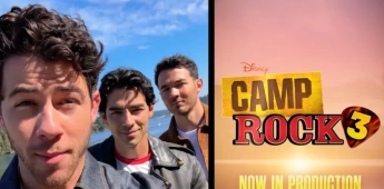 Los Jonas Brothers comparten primeras imágenes del set de Camp Rock 3