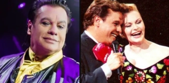 Juan Gabriel cantando junto a Rocío Dúrcal