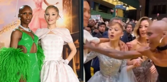 Ariana Grande es salvada por Cynthia Erivo tras atentado en premiere de Wicked