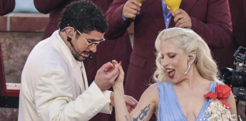 Lady Gaga y Bad Bunny en el Super Bowl