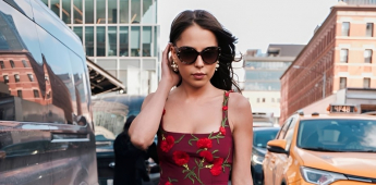 Majo Aguilar en la Semana de la Moda