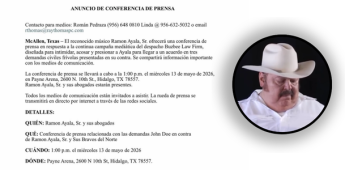 Comunicado Ramón Ayala demanda