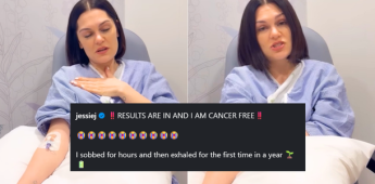 Jessie J libre de tiene cáncer