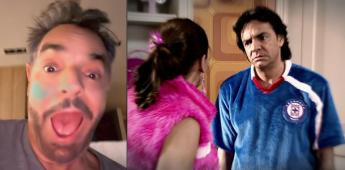 Eugenio Derbez celebra campeonato de Cruz Azul