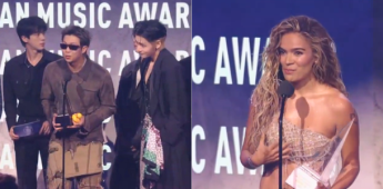 Karol G y BTS ganadores en los AMAs