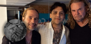 Christian Nodal se hace un tatuaje de Mana