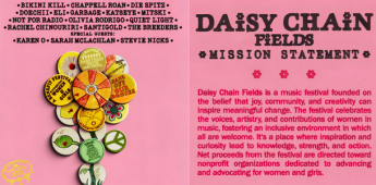 Olivia Rodrigo, Daisy Chains, festival olivia rodrigo