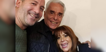 Alejandra Guzmán y su papá, Alejandra Guzmán, Alejandra Guzmán y Luis Enrique Guzmán junto a Enrique Guzmán