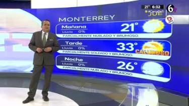 Abimael Salas nos da el pronóstico del tiempo en Monterrey para este jueves 07 de marzo de 2024.