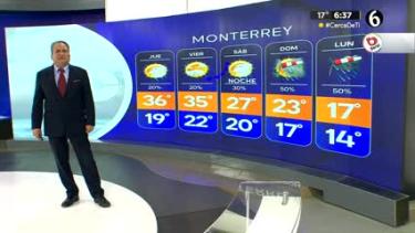 Abimael Salas nos da el pronóstico del tiempo en Monterrey para este miércoles 13 de marzo de 2024.