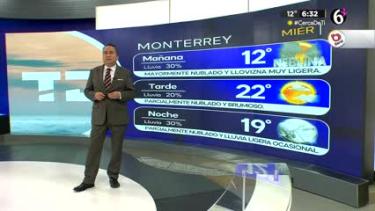 Abimael Salas nos da el pronóstico del tiempo en Monterrey para este miércoles 20 de marzo de 2024.