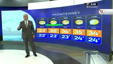 Abimael Salas nos da el pronóstico del tiempo en Monterrey para este miércoles 24 de abril de 2024.