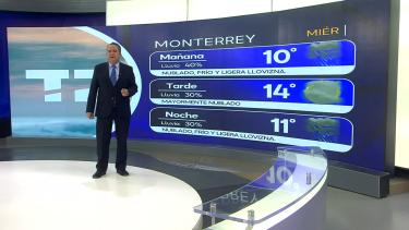 Abimael Salas nos da el pronóstico del tiempo en Monterrey para este miércoles 15 de enero de 2025.