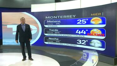 Abimael Salas nos da el pronóstico del tiempo en Monterrey para este miércoles 14 de mayo de 2025.