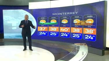 Abimael Salas nos da el pronóstico del tiempo en Monterrey para este viernes 18 de julio de 2025.