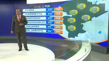 Abimael Salas nos da el pronóstico del tiempo en Monterrey para este jueves 18 de septiembre de 2025.