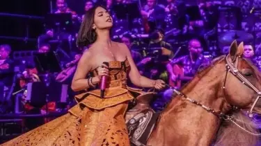 Ángela Aguilar se presentó en Estados Unidos