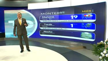 Abimael Salas nos da el pronóstico del tiempo en Monterrey para este miércoles 26 de noviembre de 2025.