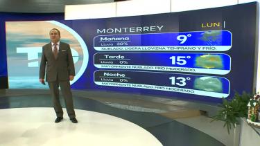 Abimael Salas nos da el pronóstico del tiempo en Monterrey para este lunes 01 de diciembre de 2025.