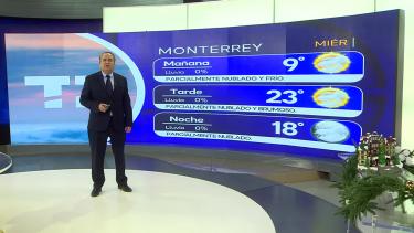 Abimael Salas nos da el pronóstico del tiempo en Monterrey para este miércoles 03 de diciembre de 2025.