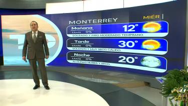Abimael Salas nos da el pronóstico del tiempo en Monterrey para este miércoles 10 de diciembre de 2025.