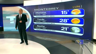 Abimael Salas nos da el pronóstico del tiempo en Monterrey para este lunes 16 de febrero de 2026.