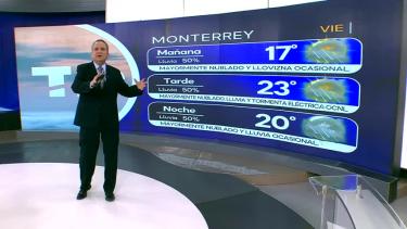 Abimael Salas nos da el pronóstico del tiempo en Monterrey para este fin de semana.