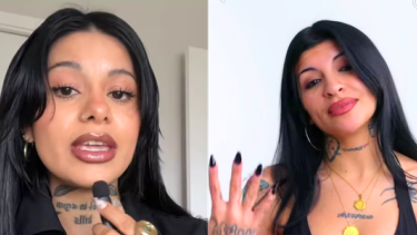 Modelo del nuevo video de Nodal sube post con una canción de Cazzu