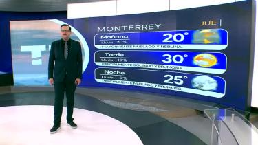 Nelson Valdez nos da el pronóstico del tiempo en Monterrey para este jueves 23 de abril 2026.