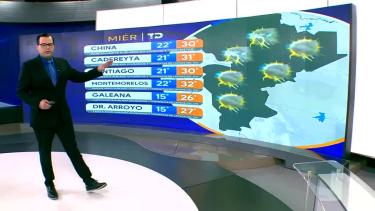 Nelson Valdez nos da el pronóstico del tiempo en Monterrey para este miércoles 20 de mayo 2026.