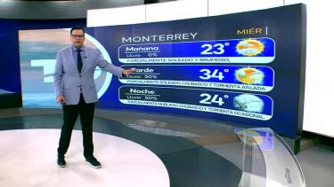 Nelson Valdez nos da el pronóstico del tiempo en Monterrey para este miércoles 03 de junio 2026.