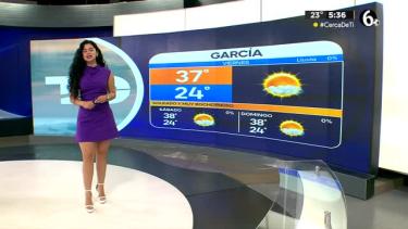 Natalia Sánchez nos da el pronóstico del tiempo en Monterrey para este fin de semana.