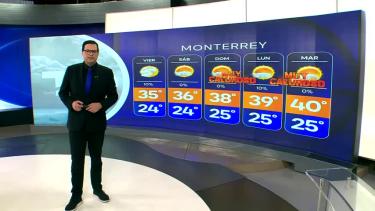 Nelson Valdez nos da el pronóstico del tiempo en Monterrey para este jueves 16 de julio 2026.